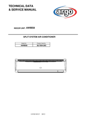 Argo AWIBS9 Technical Data & Service Manual