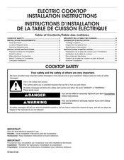 Whirlpool W5CE1522FB01 Installation Instructions Manual