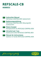 Refco REFSCALE-CB Instruction Manual