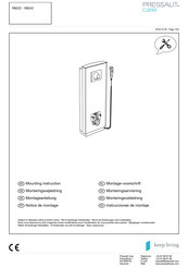 Pressalit Care R8222 Mounting Instruction