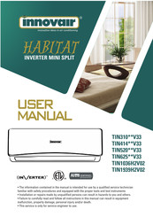 innovair HABITAT TIN625 V33 Series User Manual