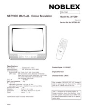 Noblex 20TC661 Service Manual