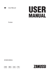 Zanussi ZCG61236XA User Manual