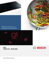 Bosch PKH845BB1D Instruction Manual