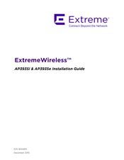 Extreme Networks 31015/WS-AP3935e-ROW Installation Manual