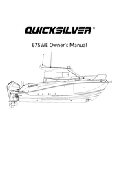 Quicksilver 675WE Owner's Manual