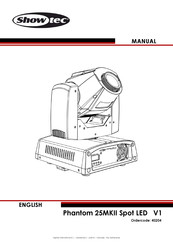 SHOWTEC Phantom 25MKII Spot LED Manual