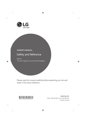 LG 60UF852V Owner's Manual