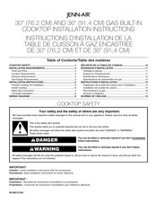 Jenn-Air JGC2536EB00 Installation Instructions Manual