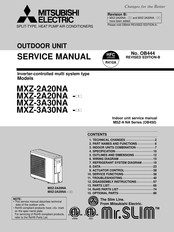 Mitsubishi Electric MXZ-2A20NA-1 Service Manual