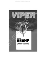 Directed Electronics Viper 550HF Owner's Manual