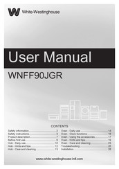 White-Westinghouse WNFF90JGRSO User Manual