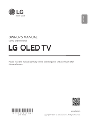 LG OLED55B1PVA.AMF Owner's Manual