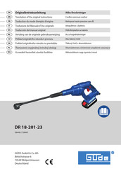 GÜDE DR 18-201-23 Translation Of The Original Instructions