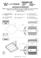 LUMI TEAM SQUARE LED 24V Mounting Instructions