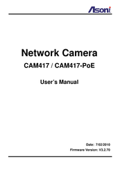 Asoni CAM417 User Manual