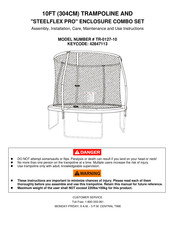 Tasman Sports 42847113 Assembly, Installation, Care, Maintenance, And Use Instructions