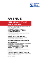 Bonnet Neve AVENUE User Instructions