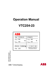 ABB VTC254-23 Operation Manual