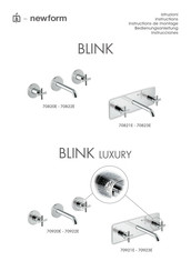 newform BLINK luxury 70923E Instructions Manual