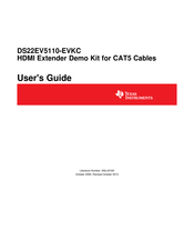 Texas Instruments DS22EV5110-EVKC User Manual