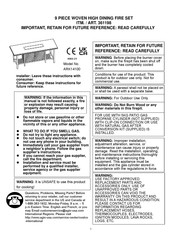 Agio Edison ARK14100 Assembly Instructions Manual