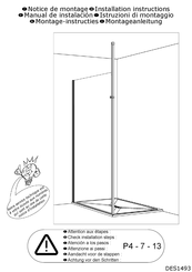 Aquaproduction DES1493 Installation Instructions Manual