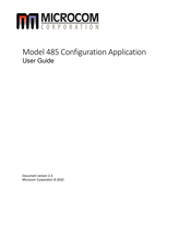 Microcom 485 User Manual