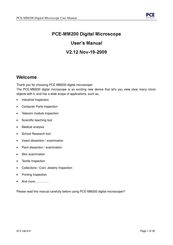 PCE Group PCE-MM200 User Manual