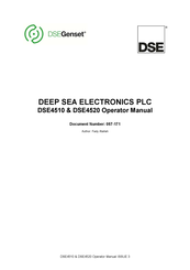 DSEGenset DSE4510 Operator's Manual