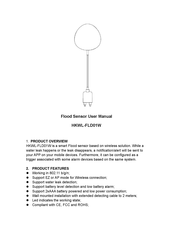 HANK Electronics HKWL-FLD01W User Manual