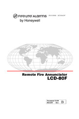 Honeywell Fire-Lite Alarms LCD-80F Manual