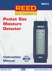Reed Instruments R6013-NIST Instruction Manual