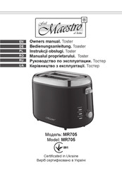Maestro MR705 Owner's Manual