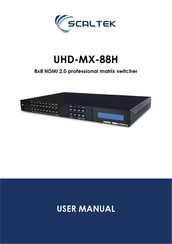 Scaltek UHD-MX-88H User Manual
