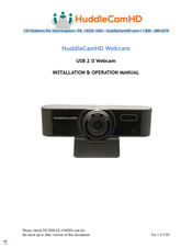 HuddleCamHD HUWEBCAM1042 Installation & Operation Manual