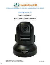 HuddleCamHD HC3X-G2 Installation & Operation Manual