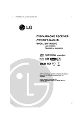 LG SH32SD-W Owner's Manual