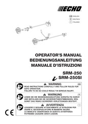 Echo SRM-250SI Operator's Manual