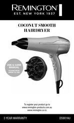 Remington COCONUT SMOOTH D5901AU Use & Care Manual