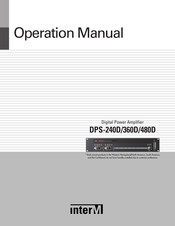 Inter-m DPS-480D Operation Manual
