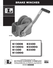 Dutton-Lainson B2500 Original Instructions Manual