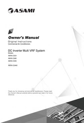 Asami AMV6-O280 Original Instructions Manual