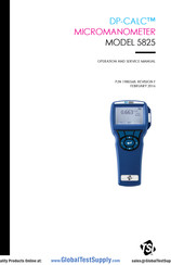 TSI Instruments DP-CALC 5825-AC Operation And Service Manual