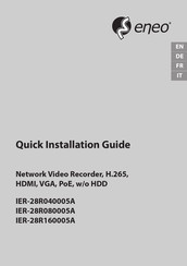 Eneo IER-28R040005A Quick Installation Manual