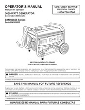 Black Max BM903655 Series Operator's Manual