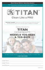 Titan 99300 Operating Instructions Manual