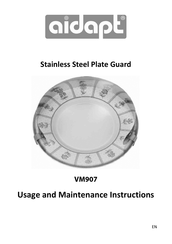 aidapt VM907 Usage And Maintenance Instructions