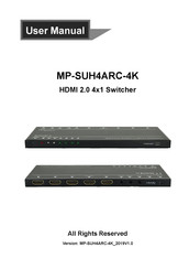 Milestone pro MP-SUH4ARC-4K User Manual