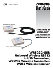 Omega WRS232-USB User Manual